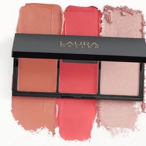😚Laura Geller Multitasking Eye Lip Cheek Palette Cream To Powder Trio